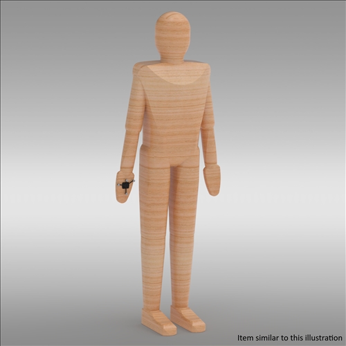 Handtarget (HT31), laminierte Marker