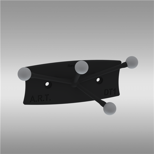 Dorsum Rückentarget – Target aus Motion-Capture-Set, Einzelansicht