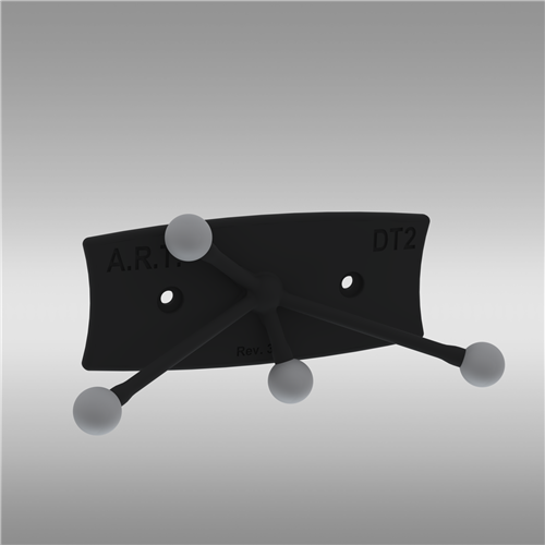 Dorsum Rückentarget – Target aus Motion-Capture-Set, Einzelansicht