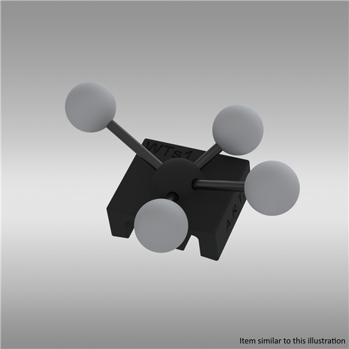 kleines Bauch-Target aus Motion-Capture-Set, Einzelansicht