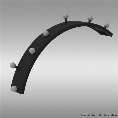 großes Bauch-Target – starrer, halbrunder Gurt in verlängerter Form; Einzelansicht