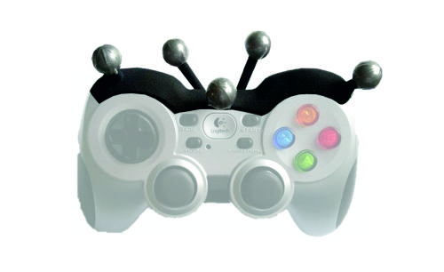 ART Spezial-Target angepasst auf Logitech Controller auf weißem Hintergrund