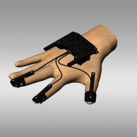Taktiler FINGERTRACKING2 Satz: 3 Finger, mit RT3  - Japan Version